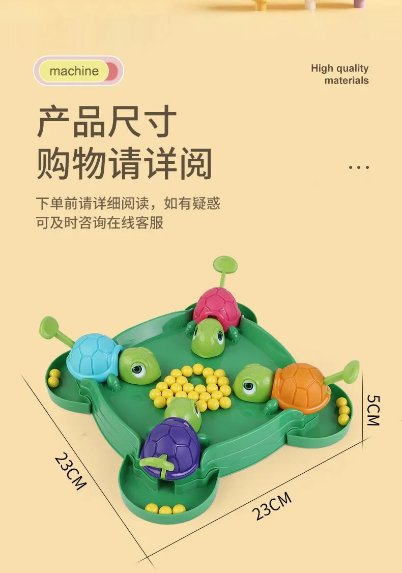 Kids Desktop Competitive Games Turtles Eat Beans safe Parent-child Interaction Entertainment Game Educational Relieve Stress Toy