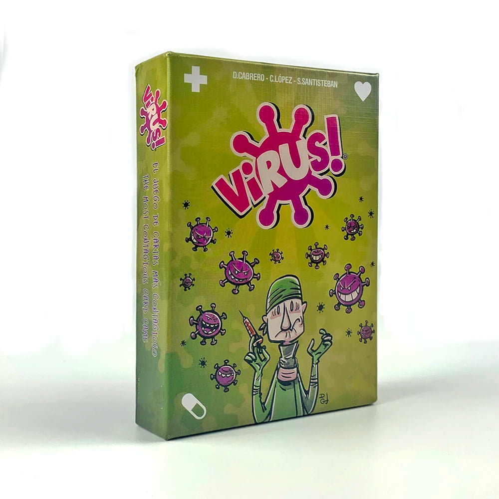 In Spanish Version In English French Virus Card Game The Contagiously Virus Card Version Party Game Family Interactive Game