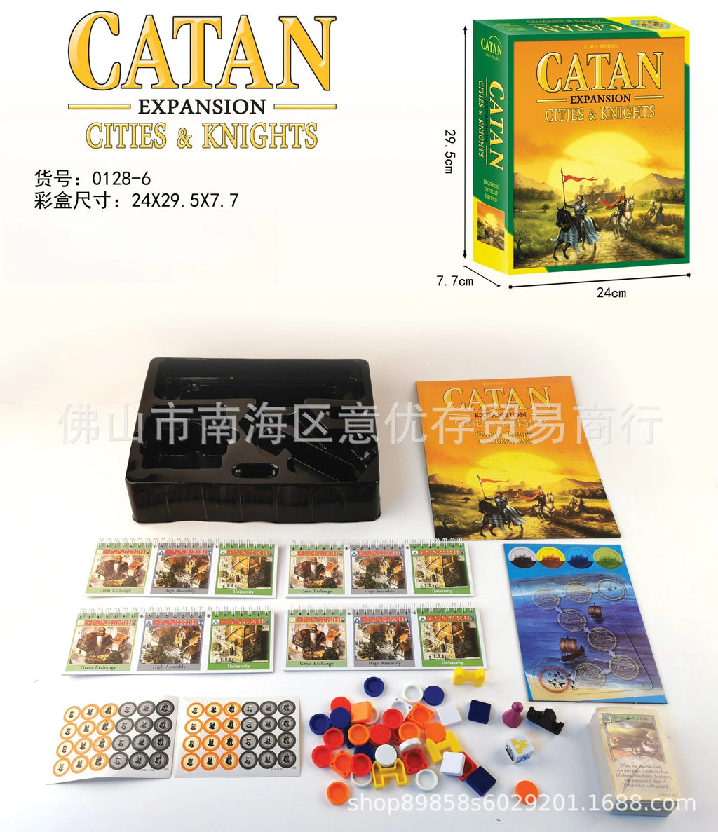English version of the Catan board game CATAN Catan games puzzle casual toys game cards