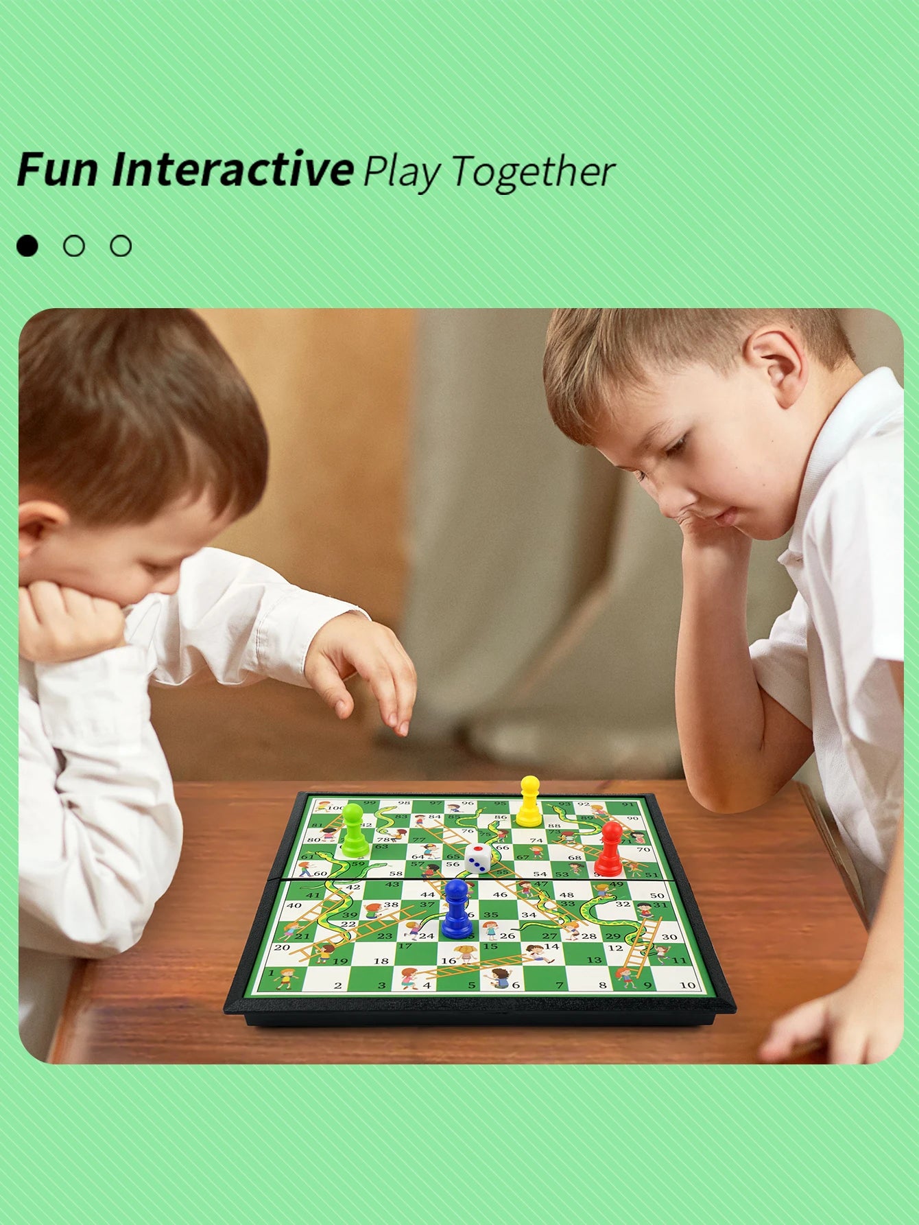 Desktop game mini snake chess, easy to carry, suitable for 2-4 people to play together.