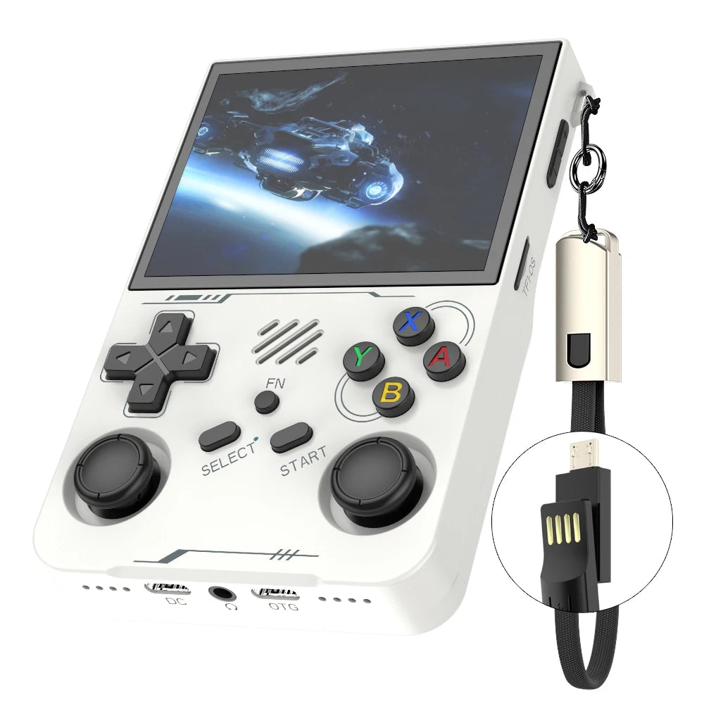 R36S updated R36XX Retro Handheld Game Console Linux ARKOS 3.5Inch IPS Screen Portable Pocket Video Player  Wi-Fi Games Kid Gift