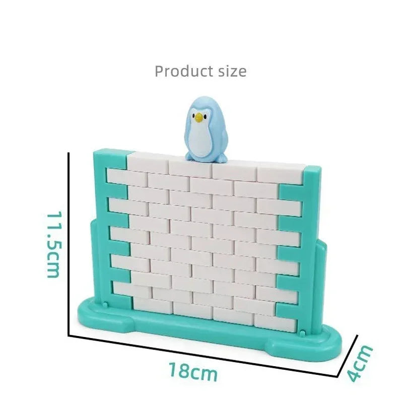 Mini fun for kids, penguin ice breaker trap, toys game, family part, interactive balance blocks for parents and children, gifts