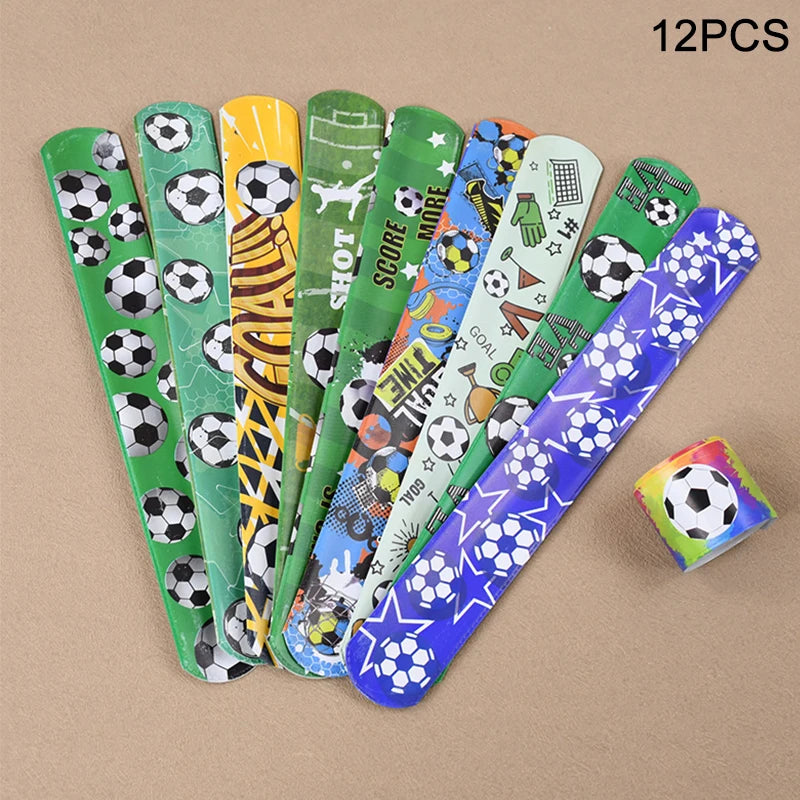 Soccer Party Bracelets Keychain Pin Ball Maze Game Toys Football Theme Kids Birthday Party Favors Pinata Fillers Christmas Gift