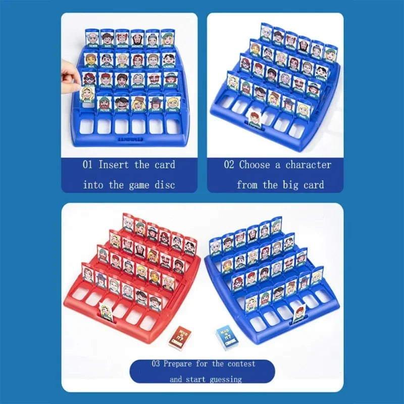 Head Game with Logical Thinking Puzzle Children's Parent-Child Guess Who I Am Board Game Board Game