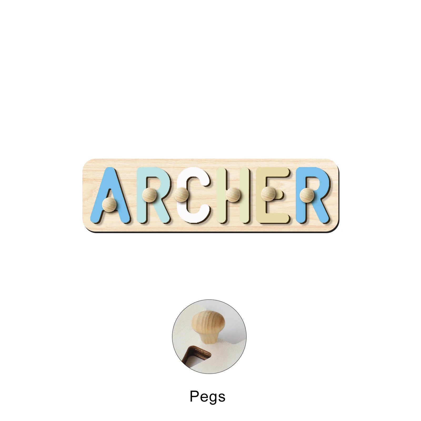 Customized birthday gift for a friend's son or daughter, personalized name puzzle, 3D alphabet jigsaw toy, building blocks gift
