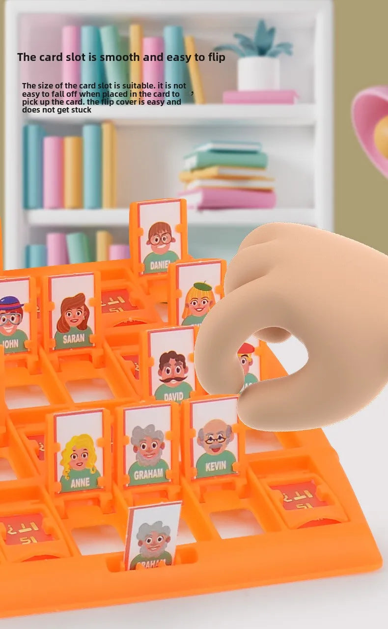 Head Game with Logical Thinking Puzzle Toy, Children's Parent-Child, Guess Who I Am Board Game Board Game