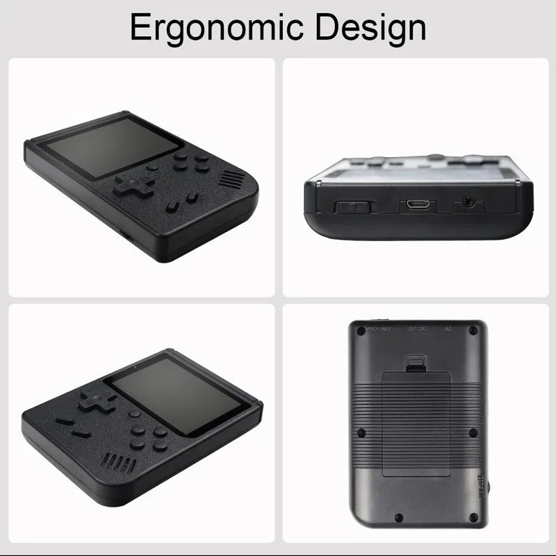 3.0 Inch Retro Portable Mini Handheld Game Player 8 Bit Video Game Console Built-in 500 Games Gameboy For Kid Gift