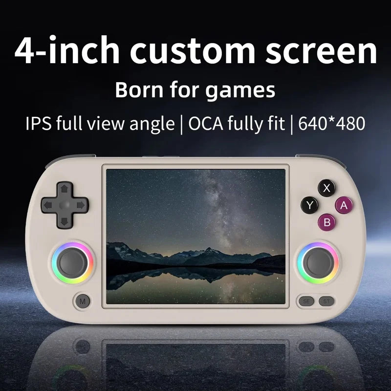 ANBERNIC RG40XX H 64 Bit Linux Retro Handheld Game Console 4.0'' IPS Screen Supports 5G WiFi Bluetooth HDMI-TV Output RG40XXH