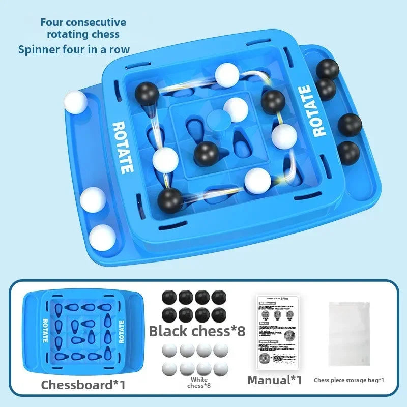 4 in A Row Game Educational Orbit Logic Board Game for Kids Family Party Table Top Strategy Board Game Night 2024 new