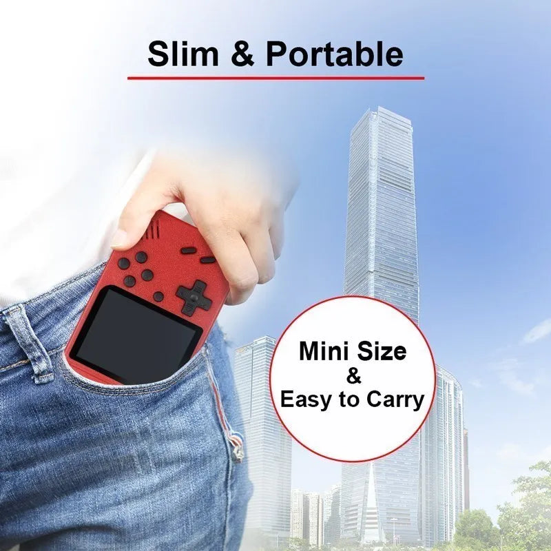 3.0 Inch Retro Portable Mini Handheld Game Player 8 Bit Video Game Console Built-in 500 Games Gameboy For Kid Gift