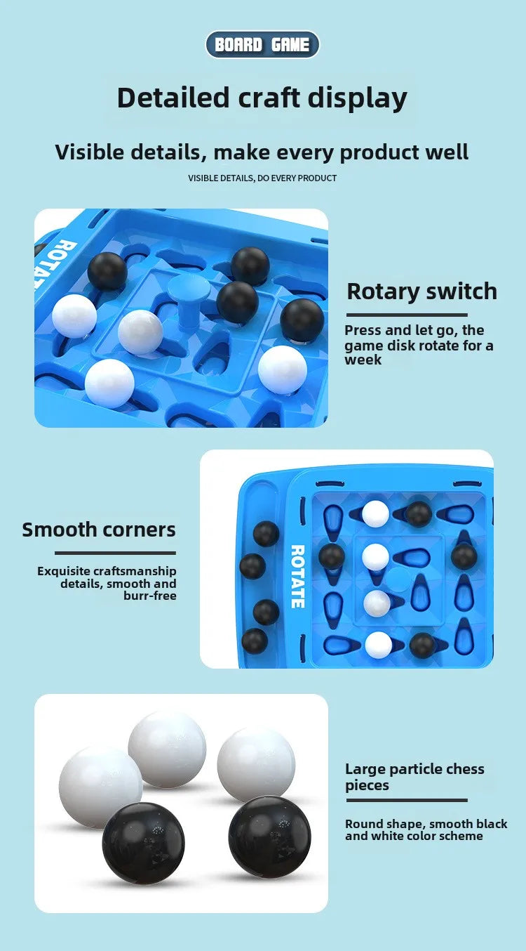 4 in A Row Game Educational Orbit Logic Board Game for Kids Family Party Table Top Strategy Board Game Night 2024 new
