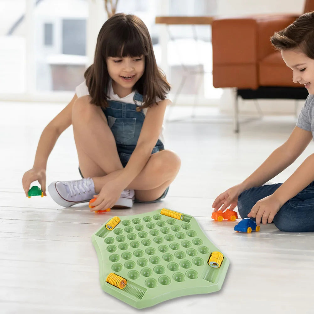 Animal/Fruit Flip Chess 54 Cards Memory Chess Game Cartoon Logical Thinking Cognitive Animal Learning Chess For 2-4 Player
