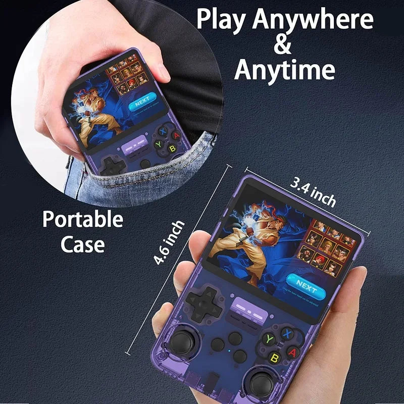 Single Card R36S Retro Handheld Video Game Console Consolas Classic Open Source Linux System Games Players 3.5Inch IPS Screen