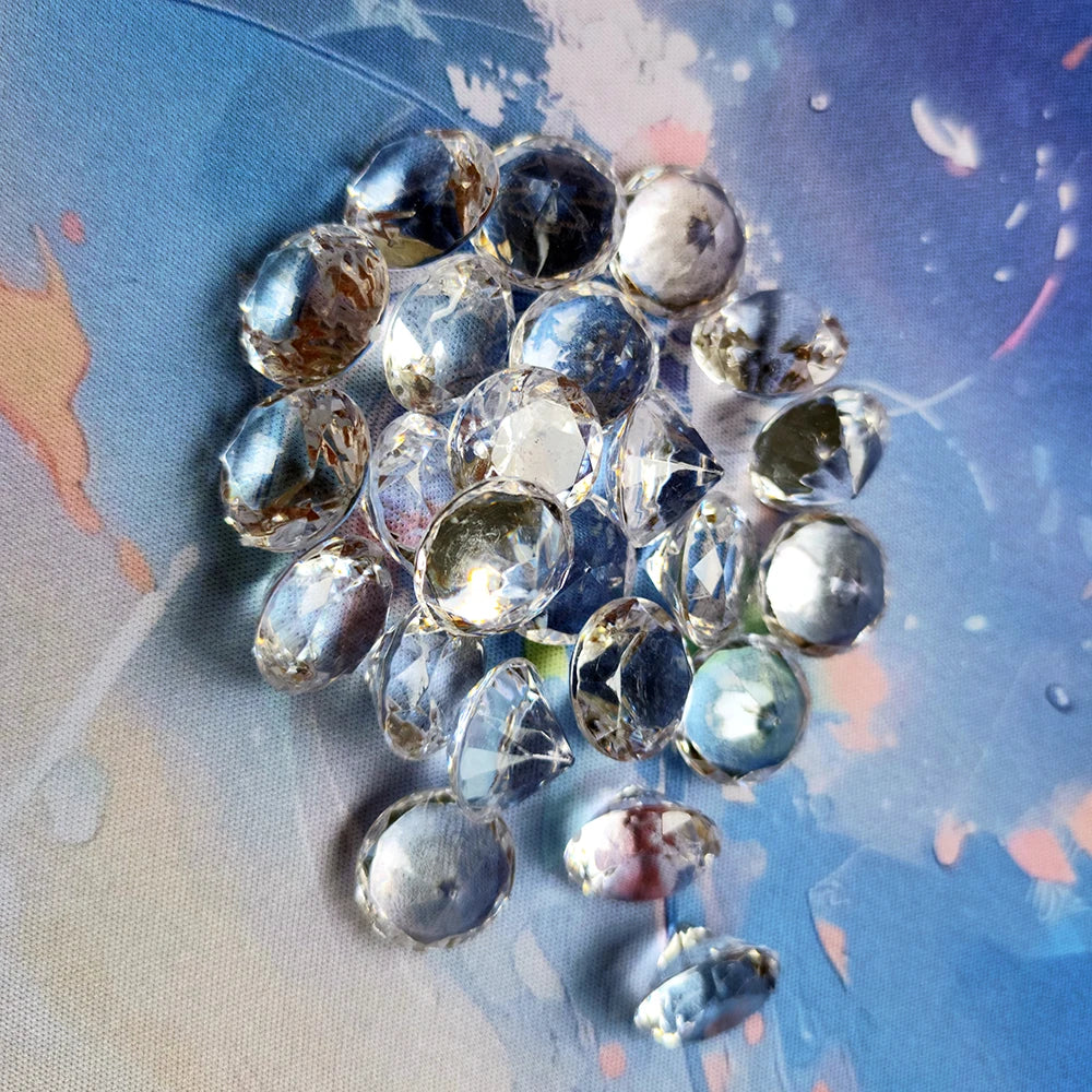 DIY Acrylic jewels Board Game Gemstone Token 40Pcs  adding a touch of luxury to your game board
