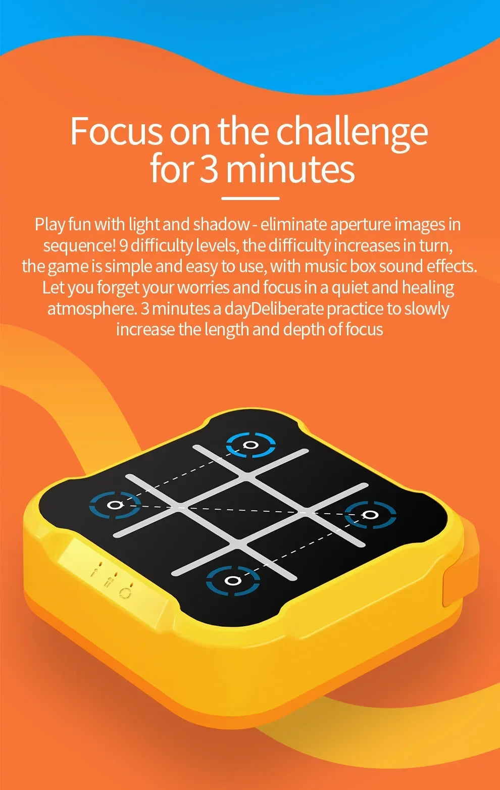 3 in 1 Tic Tac Toe Board Game Children Electronic Toy Gifts Crosses Game Memory Training Portable Travel Games for Kids Adult