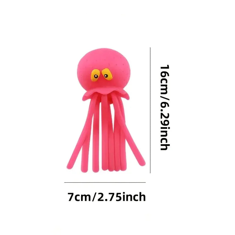 2/4Pcs Playful Octopus Squirting Water when Pinched Toy Novel and Interesting Interactive Game Perfect for Festive Parties Funny