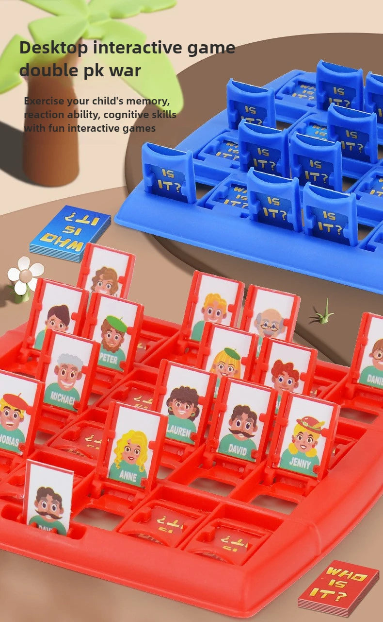 Head Game with Logical Thinking Puzzle Toy, Children's Parent-Child, Guess Who I Am Board Game Board Game