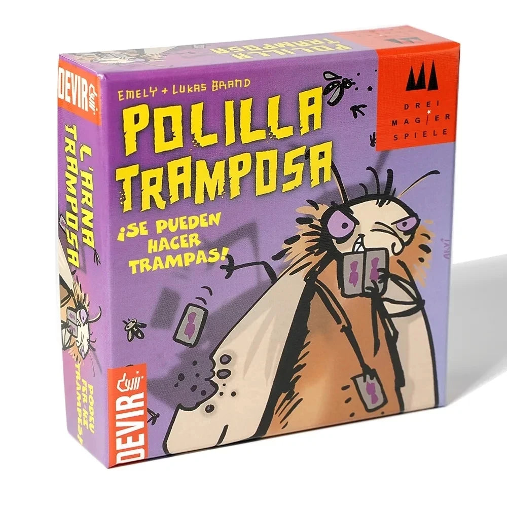 Mogel Motte Polilla Tramposa Card Game Devir-game moth cheate （ES）Cheating Moth Leisure Gathering Board Game Cards Poker