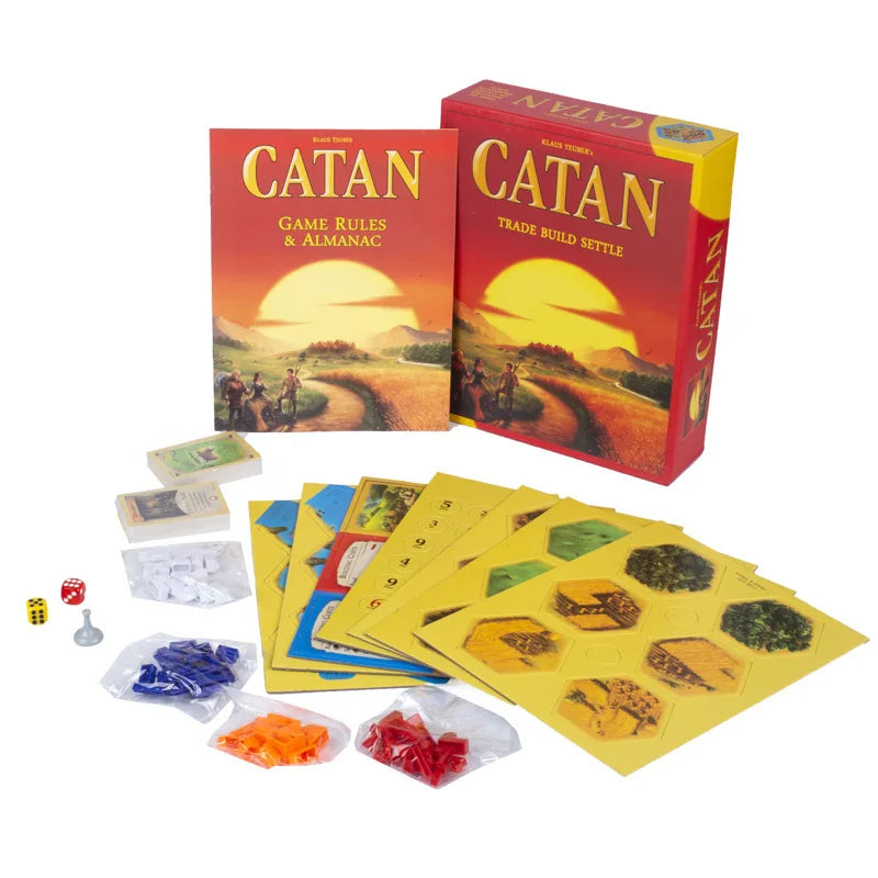 English version of the Catan board game CATAN Catan games puzzle casual toys game cards