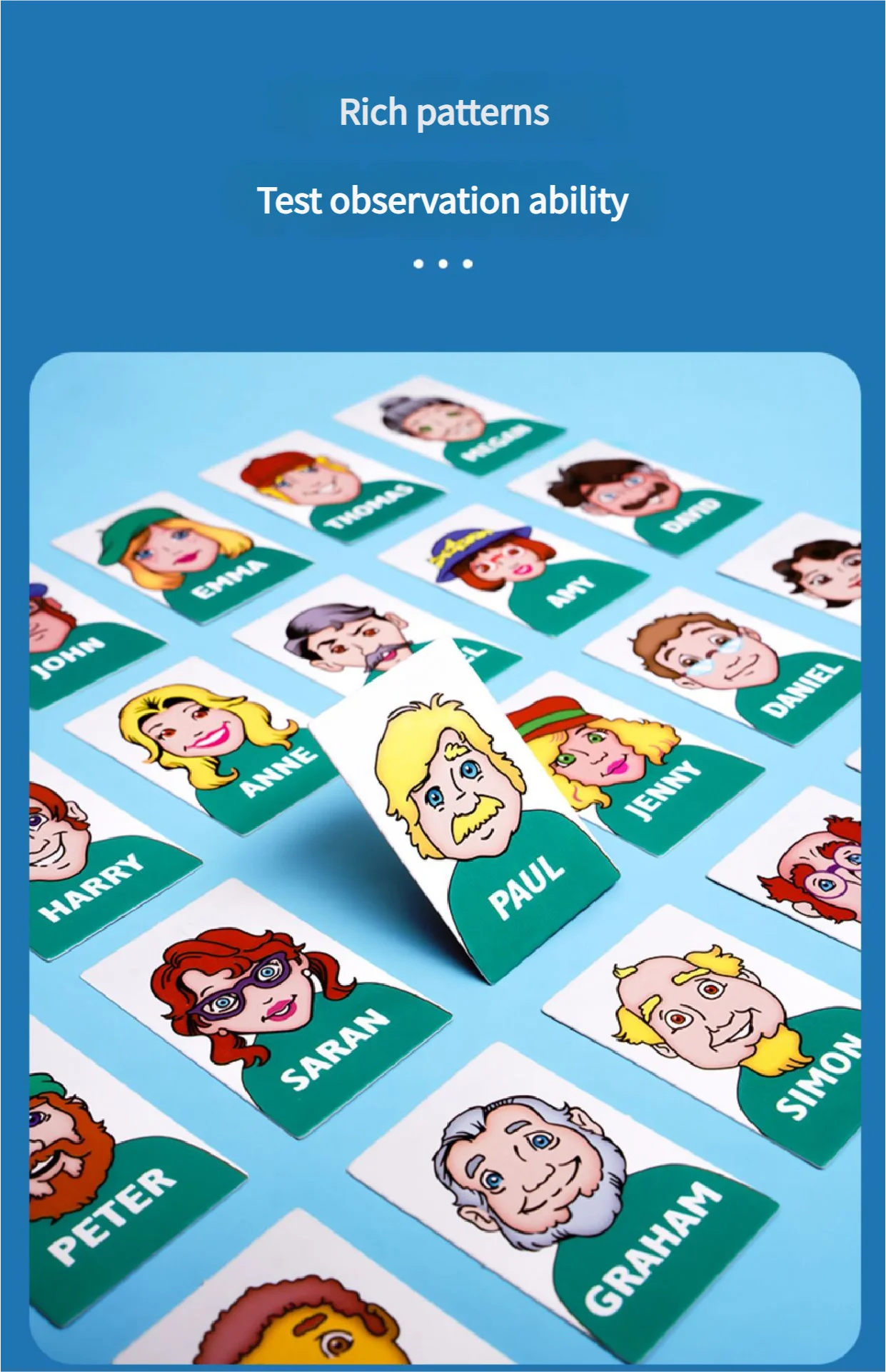 Head Game with Logical Thinking Puzzle Children's Parent-Child Guess Who I Am Board Game Board Game
