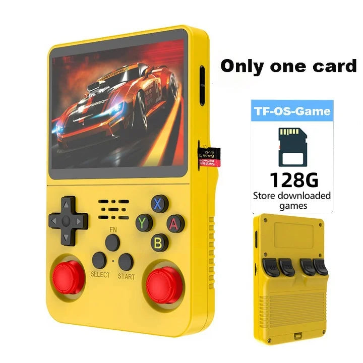 Single Card R36S Retro Handheld Video Game Console Consolas Classic Open Source Linux System Games Players 3.5Inch IPS Screen