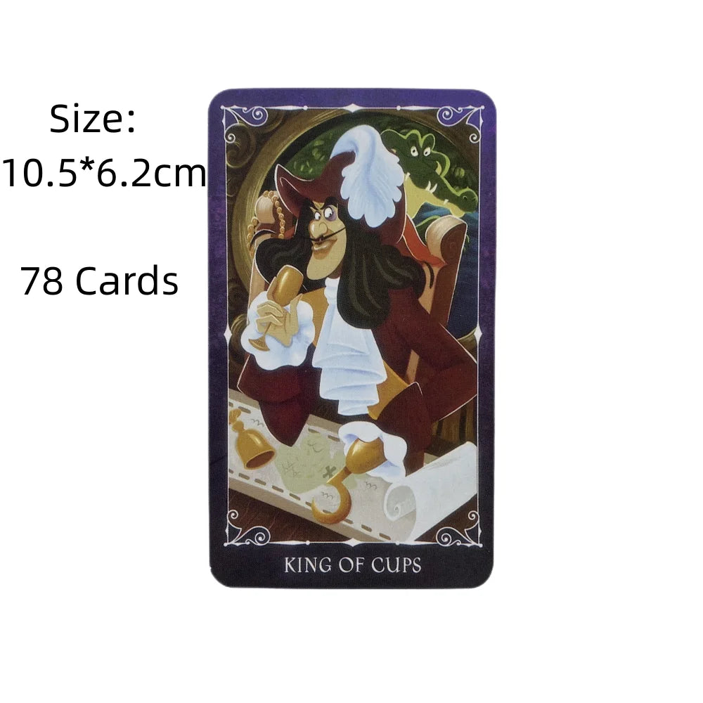 Villains Tarot Decks 78 Cards Divination Meditation Tarot Board Cards, Funning Party Games For Family And Friends Entertainment