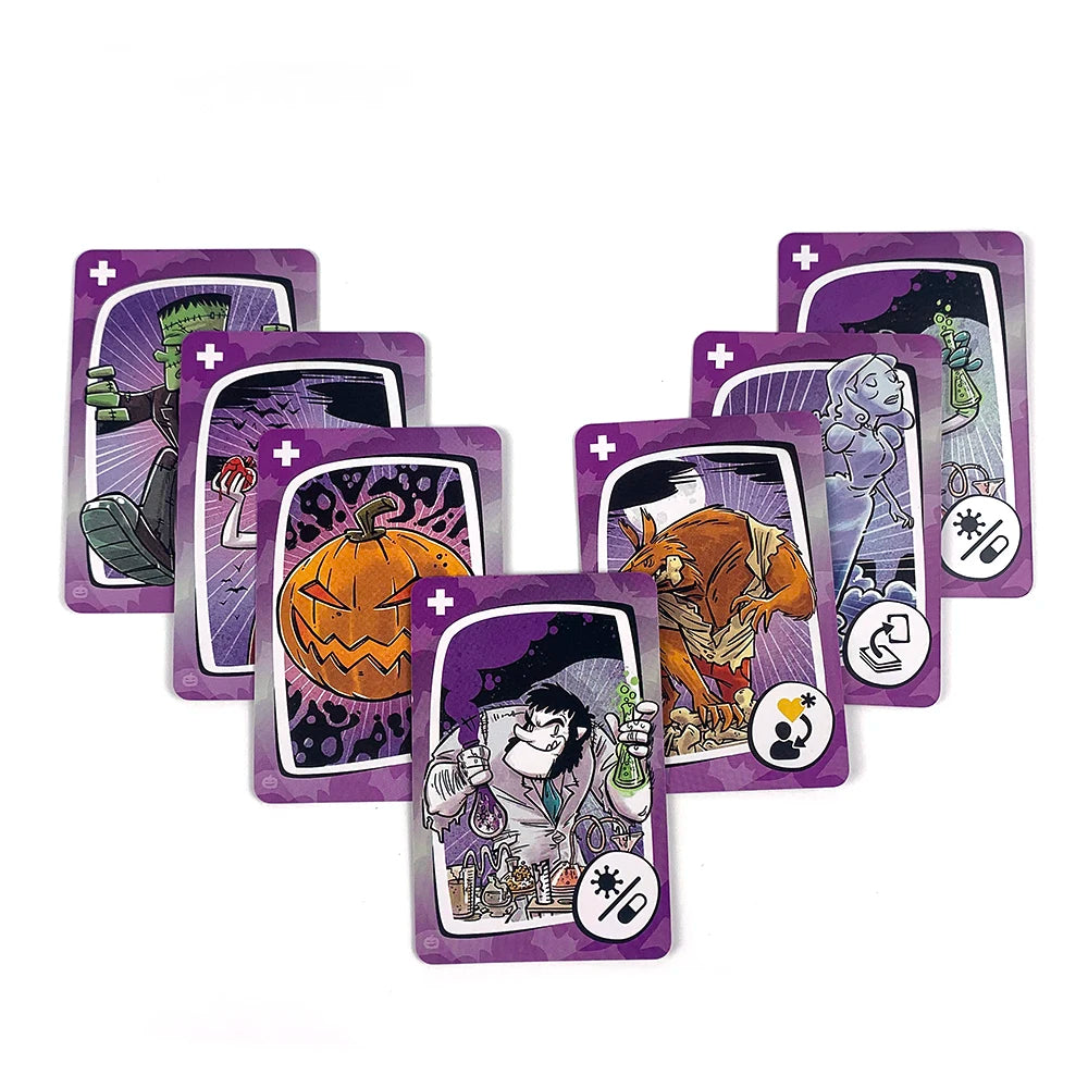 In Spanish Version In English French Virus Card Game The Contagiously Virus Card Version Party Game Family Interactive Game