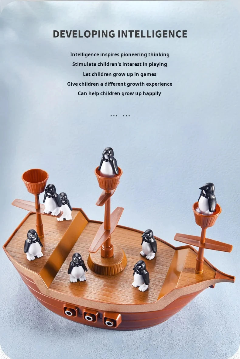 Iceberg Stacked Penguin Balanced toys Board Game Puzzle Toys Early Education Gathering party game props birthday gift for kids