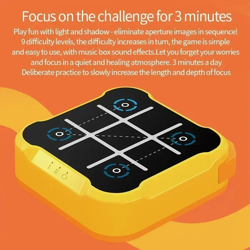 3 in 1 Tic Tac Toe Board Game Children Electronic Toy Gifts Crosses Game Memory Training Portable Travel Games for Kids Adult
