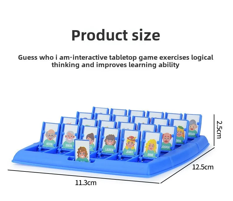 Head Game with Logical Thinking Puzzle Toy, Children's Parent-Child, Guess Who I Am Board Game Board Game