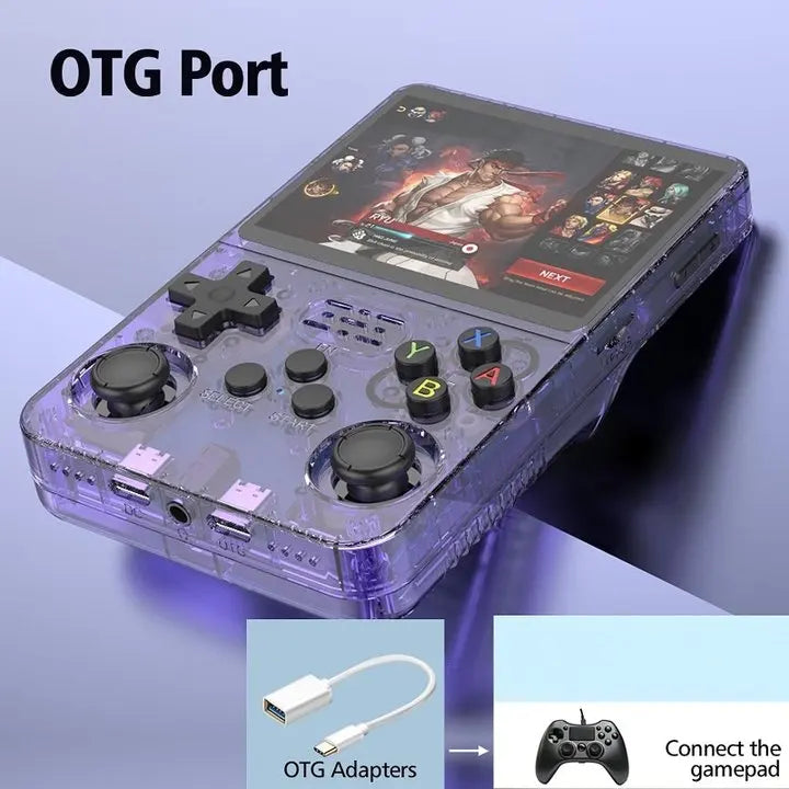 Single Card R36S Retro Handheld Video Game Console Consolas Classic Open Source Linux System Games Players 3.5Inch IPS Screen