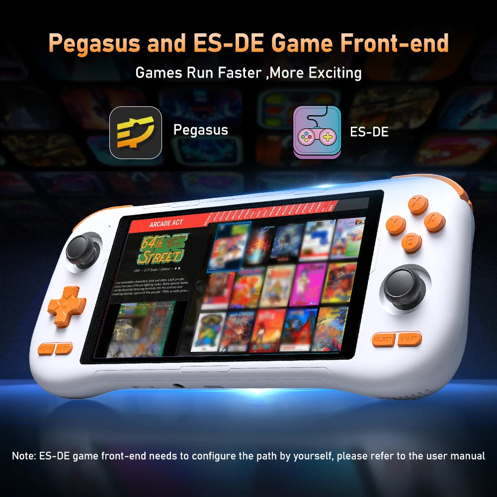 Kinhank Super console K56 Android 14 Handheld Game Console 5.5 inch Touch Screen 5000mAh With 50+ Emulators For DC/MAME/SS/PSP