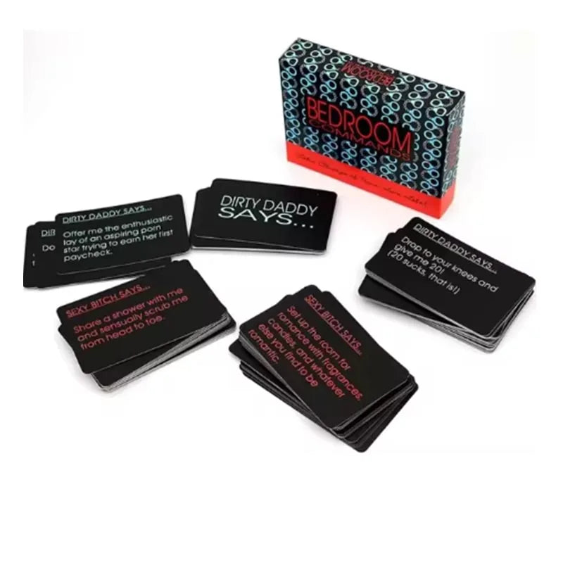 Bedroom Command Adult Card Entertainment Game Fun 108 Card Hen Party Valentine Spice You Couple with the Perfect Gift