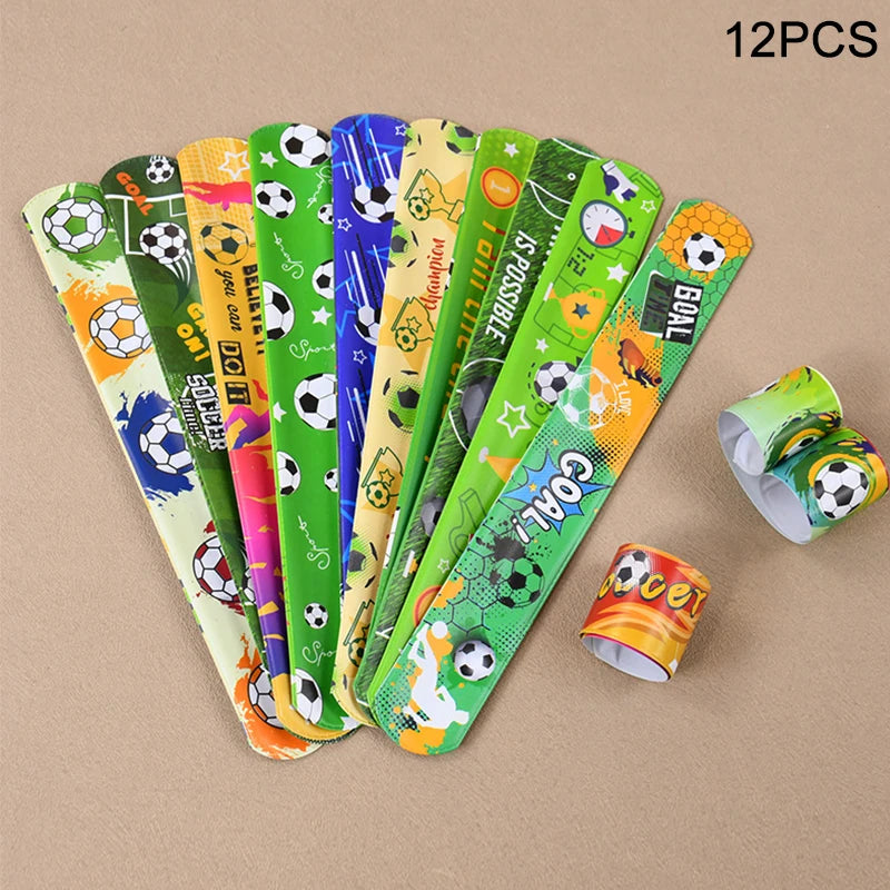 Soccer Party Bracelets Keychain Pin Ball Maze Game Toys Football Theme Kids Birthday Party Favors Pinata Fillers Christmas Gift