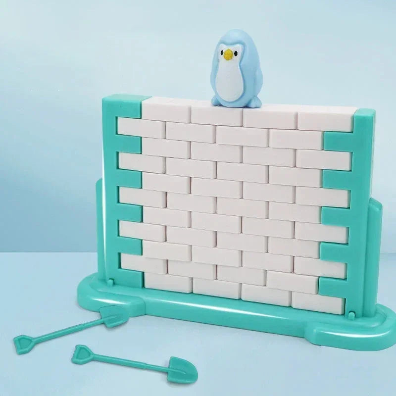 Mini fun for kids, penguin ice breaker trap, toys game, family part, interactive balance blocks for parents and children, gifts