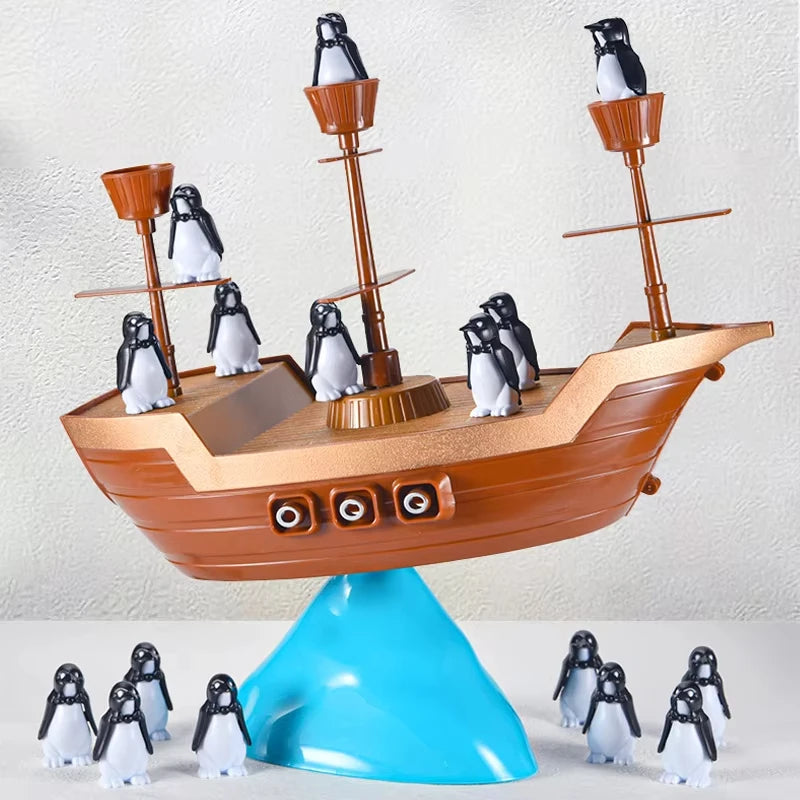 Iceberg Stacked Penguin Balanced toys Board Game Puzzle Toys Early Education Gathering party game props birthday gift for kids