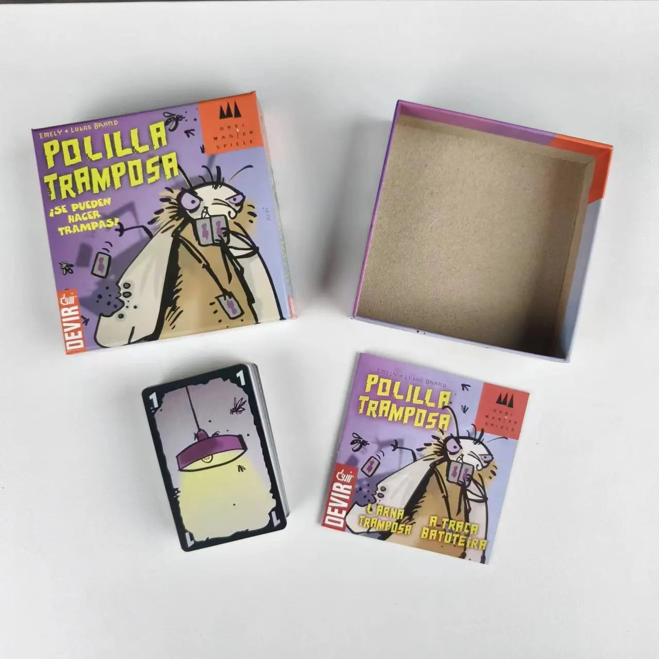 Mogel Motte Polilla Tramposa Card Game Devir-game moth cheate /Royal Xiaoqiang Cheating Moth