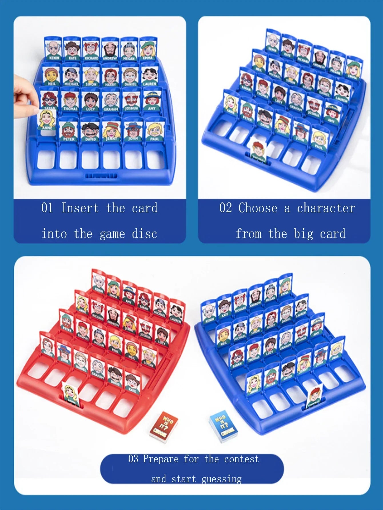 Head Game with Logical Thinking Puzzle Children's Parent-Child Guess Who I Am Board Game Board Game