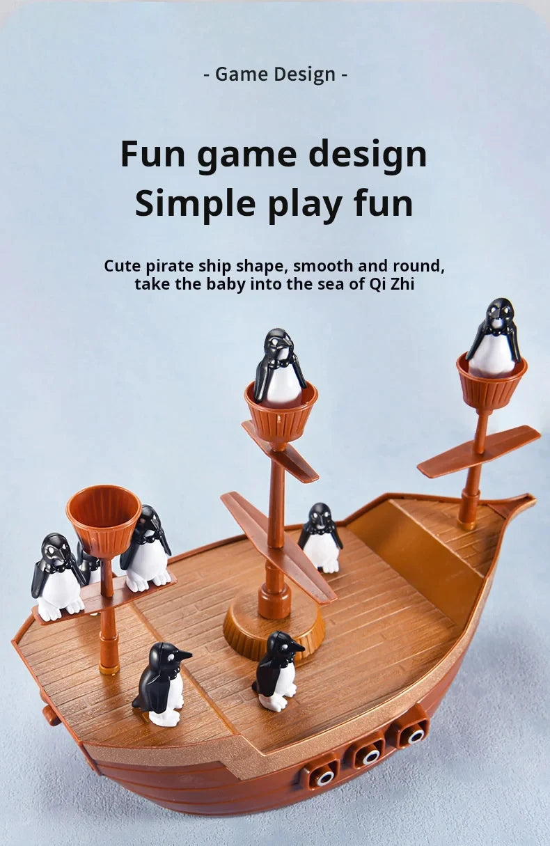 Iceberg Stacked Penguin Balanced toys Board Game Puzzle Toys Early Education Gathering party game props birthday gift for kids
