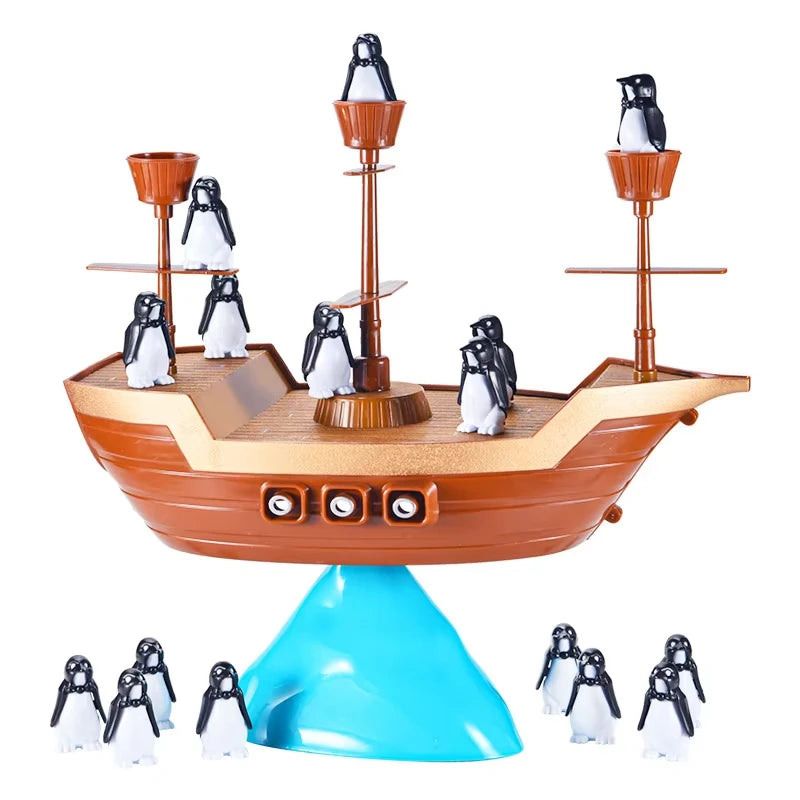 Iceberg Stacked Penguin Balanced toys Board Game Puzzle Toys Early Education Gathering party game props birthday gift for kids