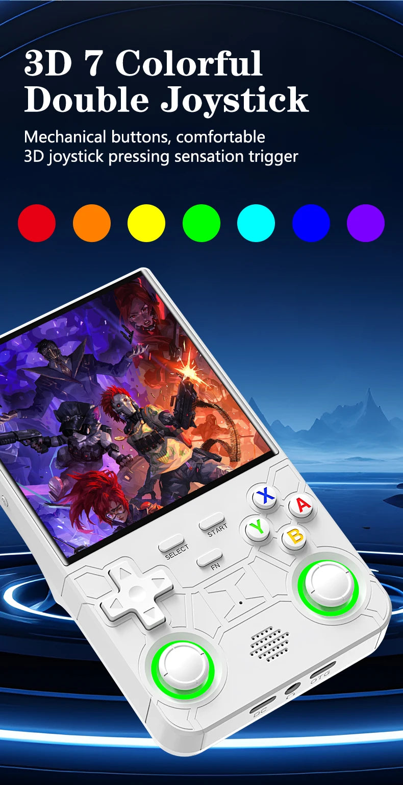 2025 R36 Ultra Open Source R36S Video Game Console Linux System 4.0 Inch IPS Screen  Portable Pocket Video Player 64G best Games