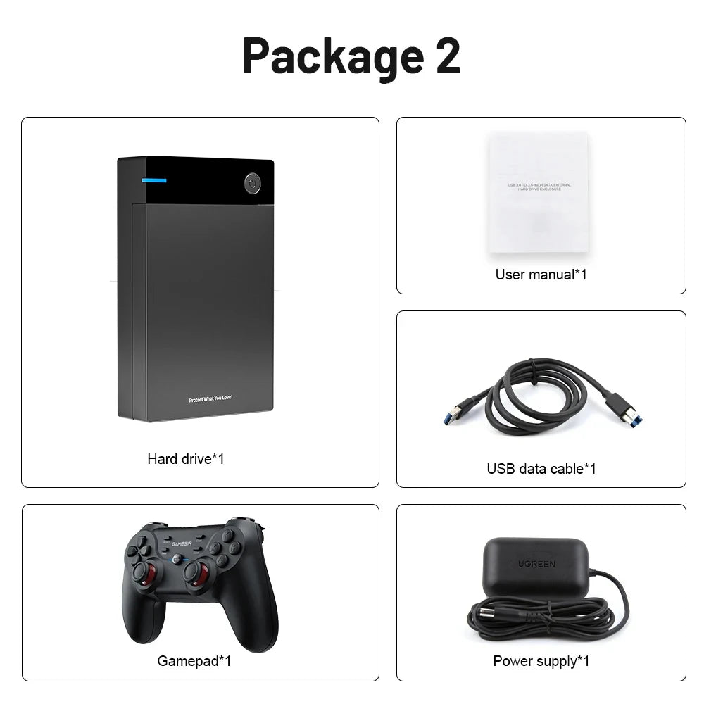 12T Gaming HDD with Hyperspin Launchbox Retrobat Playnite Super Console with 86000+ Retro Vidoe Game For PS3/PS2/PSP/WII/WIIU/DC