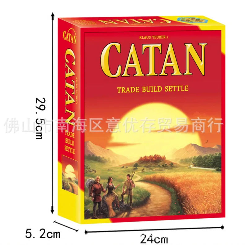 English version of the Catan board game CATAN Catan games puzzle casual toys game cards