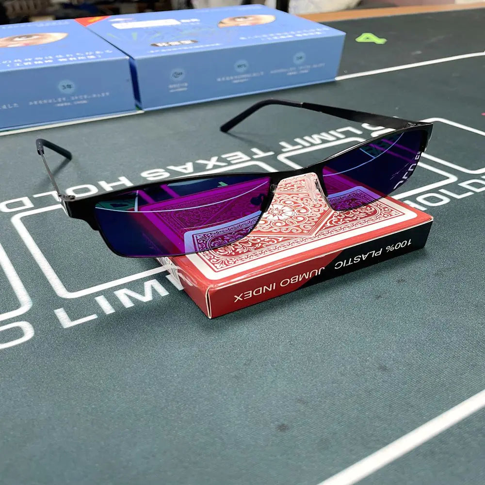 Poker Cheating Glasses For Marked Deck Tricks(Only Glasses)
