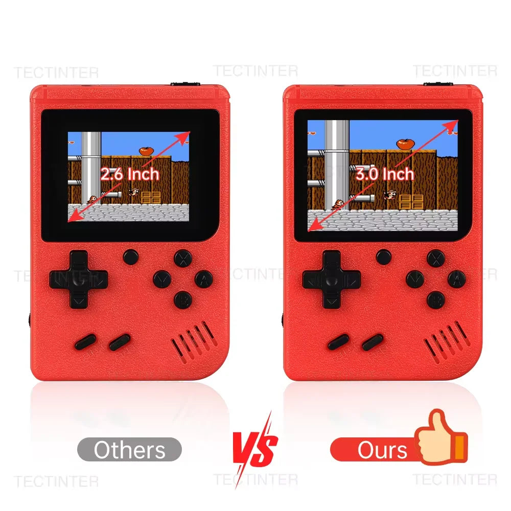 3.0 Inch Retro Portable Mini Handheld Game Player 8 Bit Video Game Console Built-in 500 Games Gameboy For Kid Gift