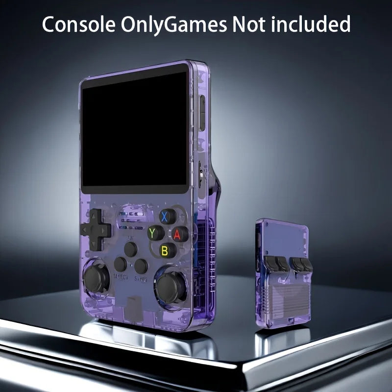 R36S Retro Handheld Video Game Console Linux System 3.5 Inch IPS Screen R35s Pro Portable Pocket Video Player 128GB Games