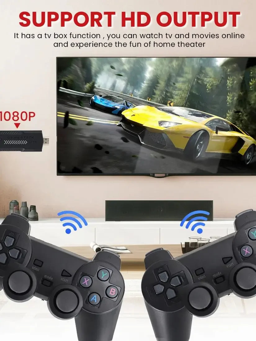 X2 Plus GD10 256G 58000 Game 4K Game player 3D HD Retro Video Game Console Wireless Controller TV 50 Emulator For Kids Gifts