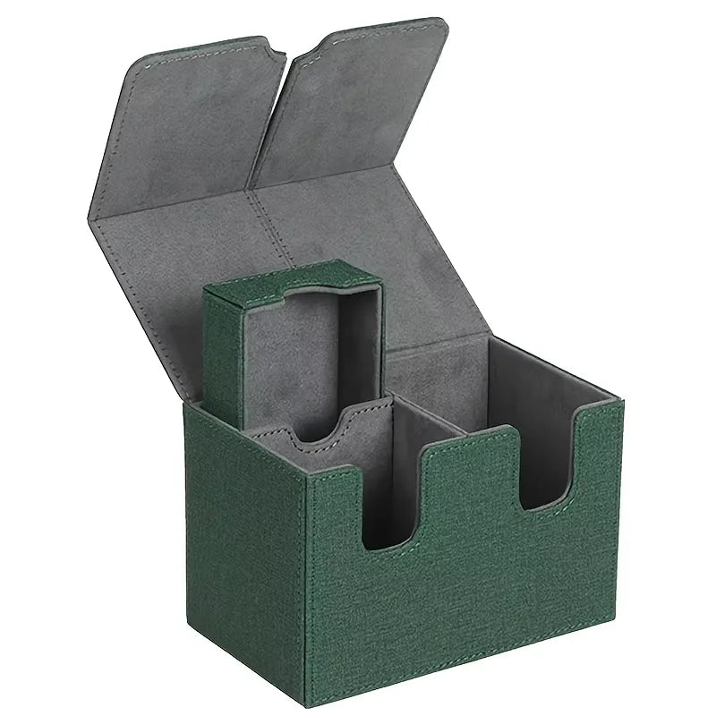Card storage box card box big brand box solid color storage box top side installation toys games collection card for Trading