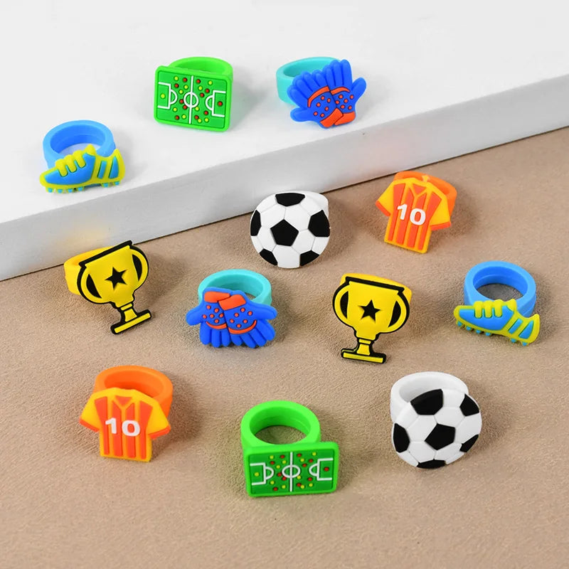 Soccer Party Bracelets Keychain Pin Ball Maze Game Toys Football Theme Kids Birthday Party Favors Pinata Fillers Christmas Gift